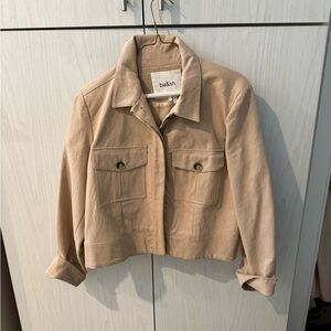 Ba&sh Beige Utility Jacket for Women